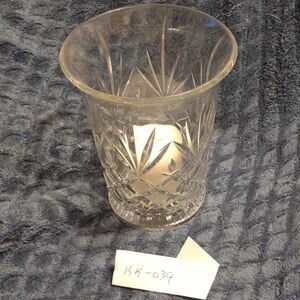 Cut glass candle set  (KK-039)